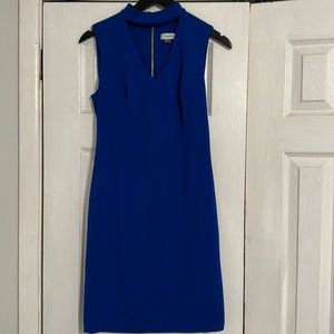 Calvin Klein royal blue dress